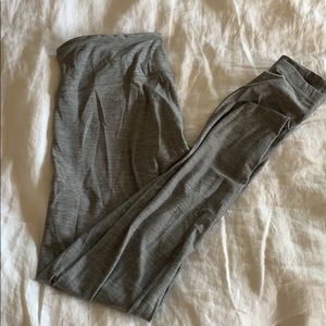 Lululemon Heather Gray Full Length Wunder Under